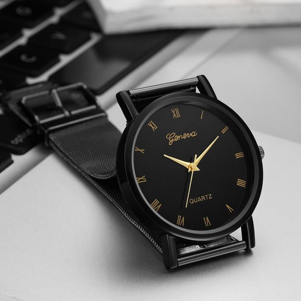 ⌚️NEW⌚️ Unisex Luxury Stainless Steel Quartz Watch - Picture 2 of 5